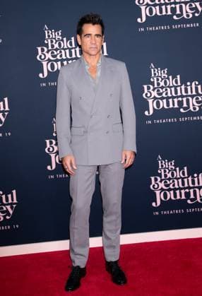 Red Carpet arrivals for the New York premiere of A Big Bold Beautiful Journey Featuring: Colin Farrell Where: New York, New York, United States When: 15 Sep 2025 Credit: Janet Mayer INSTARimages.com EDITORIAL USE ONLY. NOT FOR USE BY NEWSPAPERS BASED IN THE UK. Copyright: xx instar55094183