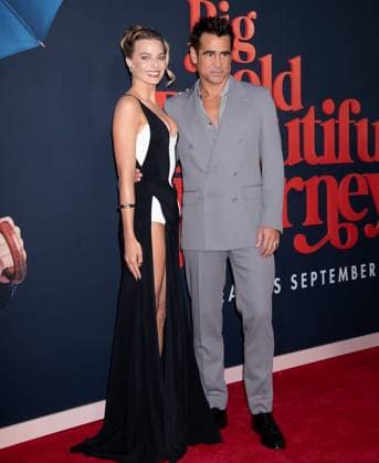 Red Carpet arrivals for the New York premiere of A Big Bold Beautiful Journey Featuring: Margot Robbie, Colin Farrell Where: New York, New York, United States When: 15 Sep 2025 Credit: Janet Mayer INSTARimages.com EDITORIAL USE ONLY. NOT FOR USE BY NEWSPAPERS BASED IN THE UK. Copyright: xx instar55094198