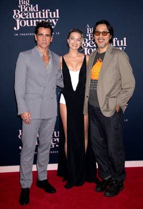 Red Carpet arrivals for the New York premiere of A Big Bold Beautiful Journey Featuring: Margot Robbie, Colin Farrell, Kogonada Where: New York, New York, United States When: 15 Sep 2025 Credit: Janet Mayer INSTARimages.com EDITORIAL USE ONLY. NOT FOR USE BY NEWSPAPERS BASED IN THE UK. Copyright: xx instar55094202