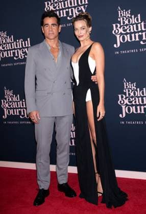Red Carpet arrivals for the New York premiere of A Big Bold Beautiful Journey Featuring: Margot Robbie, Colin Farrell Where: New York, New York, United States When: 15 Sep 2025 Credit: Janet Mayer INSTARimages.com EDITORIAL USE ONLY. NOT FOR USE BY NEWSPAPERS BASED IN THE UK. Copyright: xx instar55094204