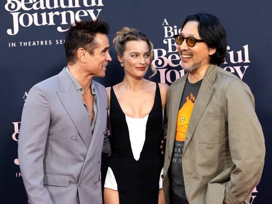 Red Carpet arrivals for the New York premiere of A Big Bold Beautiful Journey Featuring: Colin Farrell, Margot Robbie, Kogonada Where: New York, New York, United States When: 15 Sep 2025 Credit: Janet Mayer INSTARimages.com EDITORIAL USE ONLY. NOT FOR USE BY NEWSPAPERS BASED IN THE UK. Copyright: xx instar55094365