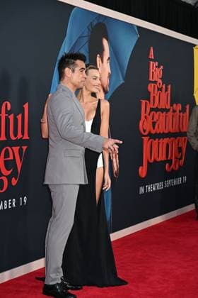 The US Premier of A Big Bold Beautiful Journey Colin Farell, Margot Robbie, in a Mugler black dress attend The US Premier of A Big Bold Beautiful Journey on September 15, 2025 at the AMC Lincoln Square in New York, New York, USA., Credit:Robin Platzer Avalon United States of America, New York, New York  Copyright: xRobinxPlatzerx xAvalonx 1037675673
