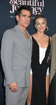 The US Premier of A Big Bold Beautiful Journey Colin Farell, Margot Robbie, in a Mugler black dress and Kogonada attend The US Premier of A Big Bold Beautiful Journey on September 15, 2025 at the AMC Lincoln Square in New York, New York, USA., Credit:Robin Platzer Avalon United States of America, New York, New York  Copyright: xRobinxPlatzerx xAvalonx 1037675675