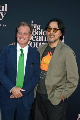 The US Premier of A Big Bold Beautiful Journey Bradley Thomas and director Kogonada attends The US Premier of A Big Bold Beautiful Journey on September 15, 2025 at the AMC Lincoln Square in New York, New York, USA., Credit:Robin Platzer Avalon United States of America, New York, New York  Copyright: xRobinxPlatzerx xAvalonx 1037689779
