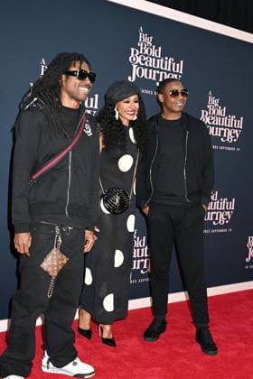 The US Premier of A Big Bold Beautiful Journey Doug E. Fresh, son Shim Fresh and wife Janell Snowden attend The US Premier of A Big Bold Beautiful Journey on September 15, 2025 at the AMC Lincoln Square in New York, New York, USA., Credit:Robin Platzer Avalon United States of America, New York, New York  Copyright: xRobinxPlatzerx xAvalonx 1037689849