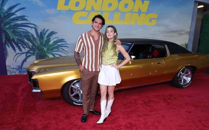 Red carpet for the Los Angeles premiere of London Calling Featuring: Tyler Posey, Phem Where: Los Angeles, California, United States When: 15 Sep 2025 Credit: Faye s Vision Cover Images EDITORIAL USE ONLY. NOT FOR USE BY NEWSPAPERS BASED IN THE UK. Copyright: xx coverimg55094647