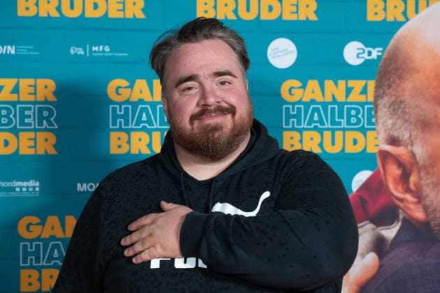 Tristan SEITH, actor, red carpet, red carpet show, arrival, arrival, movie premiere GANZER HALBER BRUDER on 15 09 2025 at the Cinedom cinema in Cologne,