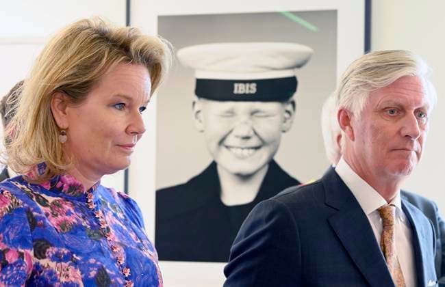 King Philippe and Queen Mathilde visit the province of West Flanders OOSTENDE, BELGIUM - SEPTEMBER 16 : King Philippe and Queen Mathilde visit the province of West Flanders, with the central theme of safety in the North Sea. 1) Maritime Rescue Coordination Centre (MRCC) in Ostend. A rescue exercise takes place during the visit. 2) The Flanders Marine Institute (VLIZ): underwater sound library of the North Sea to better understand biodiversity and contribute to the safety of the exclusive economic zone. The King and Queen then receive explanations about the drones used by VLIZ, Exail Robotics and the Defence at the Marine Robotics Centre (MRC) on September 16, 2025 in Oostende, Belgium, 16 09 2025 Oostende Belgium  Copyright: xDidierxLebrunx