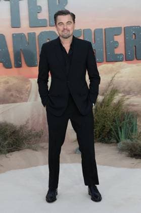 . 16 09 2025. London, United Kingdom. Leonardo DiCaprio arriving at the One Battle After Another premiere in London.  xStephenxLockx xi-Imagesx IIM-26234-0008