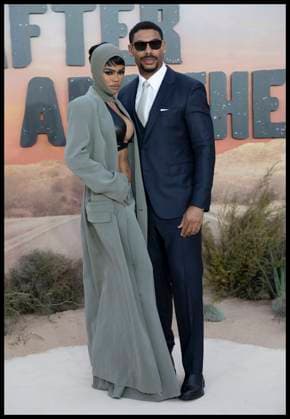 . 16 09 2025. London, United Kingdom. Teyana Taylor and Aaron Pierre arriving at the One Battle After Another premiere in London.  xStephenxLockx xi-Imagesx IIM-26234-0028