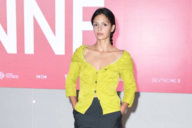 Classe Moyenne Premiere Noee Abita attending the Classe Moyenne Premiere at the Pathe Palace cinema in Paris, France on September 16, 2025. Photo by Aurore Marechal ABACAPRESS.COM Paris France  Copyright: xMarechalxAurore ABACAx