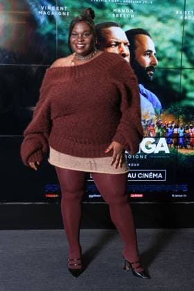 Muganga Premiere - Paris Déborah Lukumuena attends the photocall for the premiere of Muganga held at the UGC Les Halles in Paris, France on September 16, 2025. Photo by David Boyer ABACAPRESS.COM Paris France  Copyright: xBoyerxDavid ABACAx