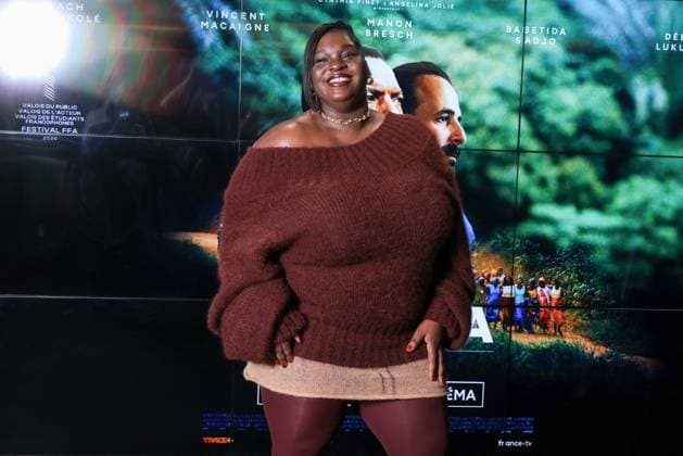 Muganga Premiere - Paris Déborah Lukumuena attends the photocall for the premiere of Muganga held at the UGC Les Halles in Paris, France on September 16, 2025. Photo by David Boyer ABACAPRESS.COM Paris France  Copyright: xBoyerxDavid ABACAx