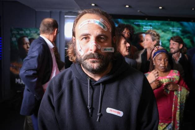 Muganga Premiere - Paris Vincent Macaigne attends the photocall for the premiere of Muganga held at the UGC Les Halles in Paris, France on September 16, 2025. Photo by David Boyer ABACAPRESS.COM Paris France  Copyright: xBoyerxDavid ABACAx