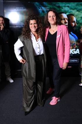Muganga Premiere - Paris Marie-Helene Roux and Cynthia Pinet attend the photocall for the premiere of Muganga held at the UGC Les Halles in Paris, France on September 16, 2025. Photo by David Boyer ABACAPRESS.COM Paris France  Copyright: xBoyerxDavid ABACAx