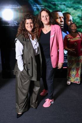 Muganga Premiere - Paris Marie-Helene Roux and Cynthia Pinet attend the photocall for the premiere of Muganga held at the UGC Les Halles in Paris, France on September 16, 2025. Photo by David Boyer ABACAPRESS.COM Paris France  Copyright: xBoyerxDavid ABACAx