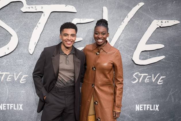 Steve UK Premiere in London LONDON, UNITED KINGDOM - SEPETEMBER 16: Jay Lycurgo and Simbi Ajikawo aka Little Simz attend the UK premiere of Steve at Curzon Mayfair in London, United Kingdom on September 16, 2025. Wiktor Szymanowicz Anadolu London United Kingdom. Editorial use only. Please get in touch for any other usage.  Copyright: x2025xAnadoluxWiktorxSzymanowiczx