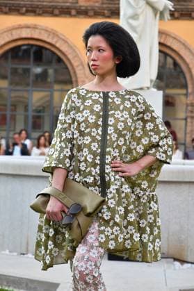 Mercedes-Benz Fashion Week de Madrid - Maison Mesa in Spain - 16 Sep 2025 A model walks the runway wearing a design by Maison Mesa during Mercedes-Benz Fashion Week de Madrid in IFERMA. Madrid Spain Copyright: xAtilanoxGarciax xSOPAxImagesx FOTO48074