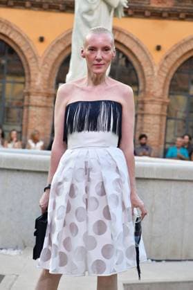 Mercedes-Benz Fashion Week de Madrid - Maison Mesa in Spain - 16 Sep 2025 A model walks the runway wearing a design by Maison Mesa during Mercedes-Benz Fashion Week de Madrid in IFERMA. Madrid Spain Copyright: xAtilanoxGarciax xSOPAxImagesx FOTO48098