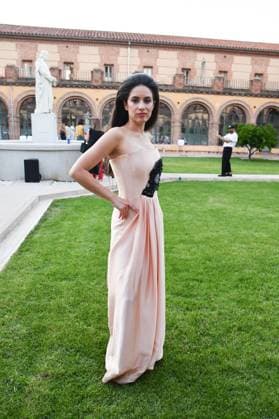Mercedes-Benz Fashion Week de Madrid - Maison Mesa in Spain - 16 Sep 2025 Blanca Paloma wears a design by Maison Mesa during Mercedes-Benz Fashion Week de Madrid in IFERMA. Madrid Spain Copyright: xAtilanoxGarciax xSOPAxImagesx FOTO48157
