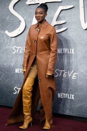 Steve UK Premiere in London - 16 Sep 2025 Little Simz attends the Steve UK Premiere at the Curzon Mayfair. London United Kingdom Copyright: xLounisxTiarx xSOPAxImagesx _DSC3531