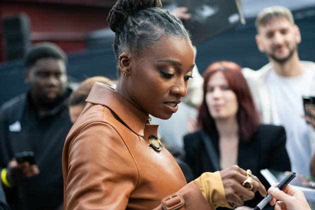 Steve UK Premiere in London - 16 Sep 2025 Little Simz attends the Steve UK Premiere at the Curzon Mayfair. London United Kingdom Copyright: xLounisxTiarx xSOPAxImagesx _DSC3565