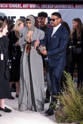 Teyana Taylor and Aaron Pierre at the premiere of the movie One Battle After Another at Odeon Luxe Leicester Square London, 16 09 2025 Foto:xJ.xEdwardsx xFuturexImagex one_battle_5919