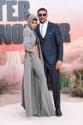 Teyana Taylor and Aaron Pierre at the premiere of the movie One Battle After Another at Odeon Luxe Leicester Square London, 16 09 2025 Foto:xJ.xEdwardsx xFuturexImagex one_battle_5922