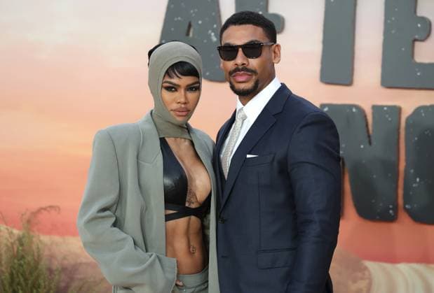 September 16, 2025, London, United Kingdom: Teyana Taylor and Aaron Pierre attend the One Battle After Another London Premiere at Odeon Luxe Leicester Square. London United Kingdom - ZUMAs197 20250916_aaa_s197_213 Copyright: xFredxDuvalx