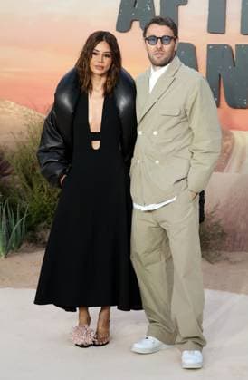 September 16, 2025, London, United Kingdom: Christine Centenera and Joel Edgerton attend the One Battle After Another London Premiere at Odeon Luxe Leicester Square. London United Kingdom - ZUMAs197 20250916_aaa_s197_231 Copyright: xFredxDuvalx