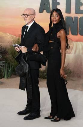 September 16, 2025, London, United Kingdom: Fernando Sulichin and Naomi Campbell attend the One Battle After Another London Premiere at Odeon Luxe Leicester Square. London United Kingdom - ZUMAs197 20250916_aaa_s197_236 Copyright: xFredxDuvalx