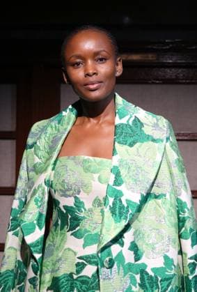 September 16, 2025, New York, New York, USA: FLAVIANA MATATA attends the Pamella Roland SS26 Fashion Show .The New York Public Library, NYC.September 16, 2025. ...The Pamella Roland SS26 Fashion Show .The New York Public Library, NYC.September 16, 2025. New York USA - ZUMAms4_ 20250916_faf_ms4_008 Copyright: xSoniaxMoskowitzxGordonx