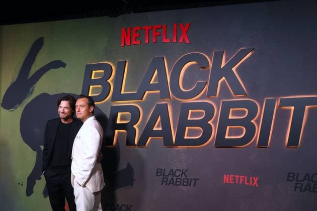 Black Rabbit Limited Series Premiere - NYC Jason Bateman and Jude Law attend the Netflix Black Rabbit Limited Series Premiere in New York, NY on September 16, 2025. Photo by Charles Guerin ABACAPRESS.COM New York City NY United States  Copyright: xGuerinxCharles ABACAx