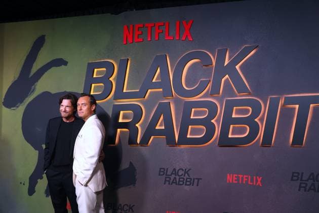Black Rabbit Limited Series Premiere - NYC Jason Bateman and Jude Law attend the Netflix Black Rabbit Limited Series Premiere in New York, NY on September 16, 2025. Photo by Charles Guerin ABACAPRESS.COM New York City NY United States  Copyright: xGuerinxCharles ABACAx