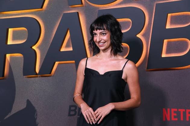 Black Rabbit Limited Series Premiere - NYC Ali Stoner attends the Netflix Black Rabbit Limited Series Premiere in New York, NY on September 16, 2025. Photo by Charles Guerin ABACAPRESS.COM New York City NY United States  Copyright: xGuerinxCharles ABACAx