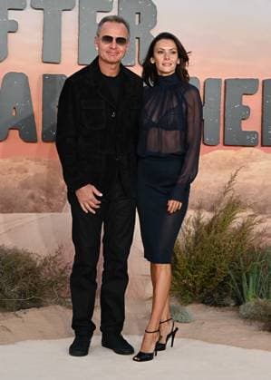 Ernesto Bertarelli and Olga Fonda attends One Battle After Another London Premiere at the Odeon Luxe Leicester Square, England. UK. Tuesday 16th September 2025 Copyright: xJamesxWarrenx adyv1268