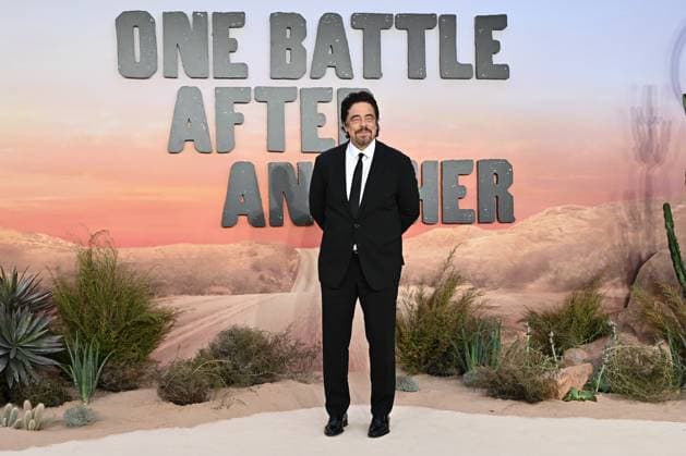 Benicio Del Toro attends One Battle After Another London Premiere at the Odeon Luxe Leicester Square, England. UK. Tuesday 16th September 2025 Copyright: xJamesxWarrenx adyv1244