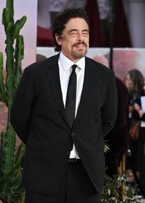 Benicio Del Toro attends One Battle After Another London Premiere at the Odeon Luxe Leicester Square, England. UK. Tuesday 16th September 2025 Copyright: xJamesxWarrenx adyv1247