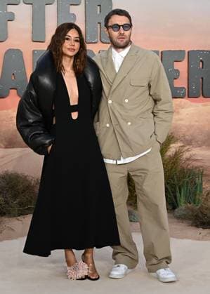 Christine Centenera and Joel Edgerton attends One Battle After Another London Premiere at the Odeon Luxe Leicester Square, England. UK. Tuesday 16th September 2025 Copyright: xJamesxWarrenx adyv1265