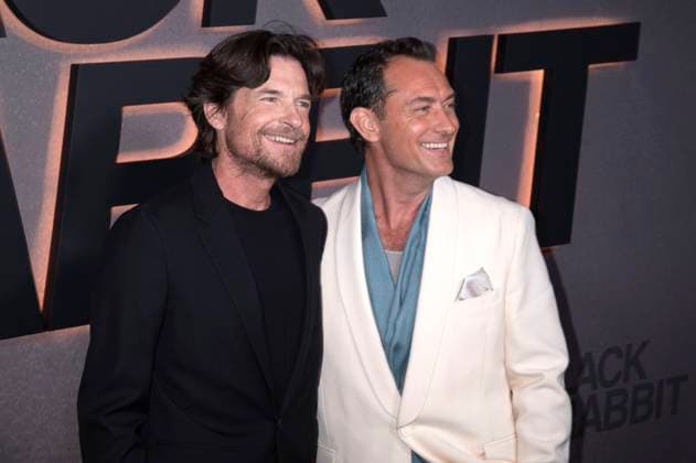 Jason Bateman and Jude Law at the premiere of the Netflix miniseries Black Rabbit at SVA Theater New York, 16 09 2025 Foto:xB.xHinex xFuturexImagex rabbit_5963