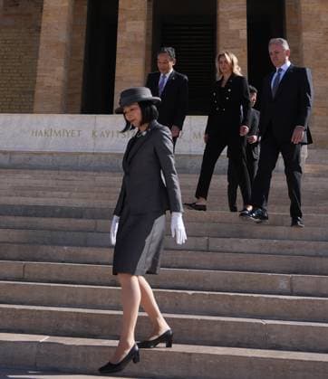 Princess Akiko of Mikasa visits Anitkabir in Ankara ANKARA, TURKIYE - SEPTEMBER 17: Princess Akiko of Mikasa visits Anitkabir, mausoleum of Turkish Republic s Founder Mustafa Kemal Ataturk, in Ankara, Turkiye on September 17, 2025. Evrim Aydin Anadolu Ankara Turkey. Editorial use only. Please get in touch for any other usage.  Copyright: x2025xAnadoluxEvrimxAydinx
