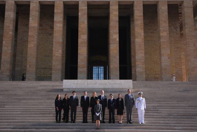 Princess Akiko of Mikasa visits Anitkabir in Ankara ANKARA, TURKIYE - SEPTEMBER 17: Princess Akiko of Mikasa visits Anitkabir, mausoleum of Turkish Republic s Founder Mustafa Kemal Ataturk, in Ankara, Turkiye on September 17, 2025. Evrim Aydin Anadolu Ankara Turkey. Editorial use only. Please get in touch for any other usage.  Copyright: x2025xAnadoluxEvrimxAydinx