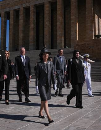 Princess Akiko of Mikasa visits Anitkabir in Ankara ANKARA, TURKIYE - SEPTEMBER 17: Princess Akiko of Mikasa visits Anitkabir, mausoleum of Turkish Republic s Founder Mustafa Kemal Ataturk, in Ankara, Turkiye on September 17, 2025. Evrim Aydin Anadolu Ankara Turkey. Editorial use only. Please get in touch for any other usage.  Copyright: x2025xAnadoluxEvrimxAydinx