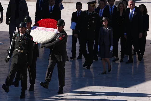 Japanese Princess Akiko of Mikasa visits Anitkabir ANKARA, TURKIYE - SEPTEMBER 17: Japanese Princess Akiko of Mikasa visits Anitkabir, the mausoleum of Turkish Republic s Founder Mustafa Kemal Ataturk, in Ankara, Turkiye on September 17, 2025. Evrim Aydin Anadolu Ankara Turkey. Editorial use only. Please get in touch for any other usage.  Copyright: x2025xAnadoluxEvrimxAydinx