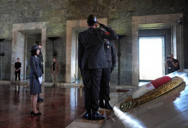 Japanese Princess Akiko of Mikasa visits Anitkabir ANKARA, TURKIYE - SEPTEMBER 17: Japanese Princess Akiko of Mikasa visits Anitkabir, the mausoleum of Turkish Republic s Founder Mustafa Kemal Ataturk, in Ankara, Turkiye on September 17, 2025. Evrim Aydin Anadolu Ankara Turkey. Editorial use only. Please get in touch for any other usage.  Copyright: x2025xAnadoluxEvrimxAydinx