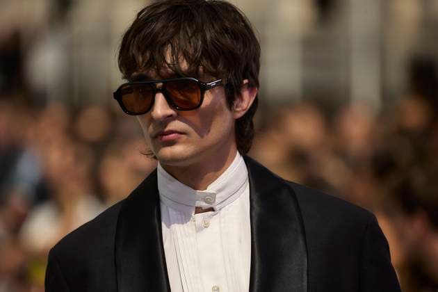 Pedro del Hierro fashion show at MBFW Madrid A model during the fashion show of designer Pedro del Hierro, at the 82nd edition of Mercedes Benz Fashion Week Madrid, at the Cibeles Palace, on September 17, 2025, in Madrid Spain This years edition is held from September 17 to 21 and commemorates the 40th anniversary of the runway Pedro del Hierro is a Spanish fashion brand for women and men, which adapts to the lifestyle and the needs of society 17 SEPTEMBER 2025 Jesús Hellí Madrid Madrid Madrid Spain  Copyright: xJesusxHellinx 6961203