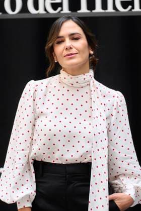 September 17, 2025, Madrid, Madrid, Spain: Elena Sanchez attends La Gran Metropoli Pedro del Hierro s new collection at Palacio de Cibeles on September 17, 2025 in Madrid, Spain Madrid Spain - ZUMAg15_ 20250917_zaf_g15_003 Copyright: xJackxAbuinx