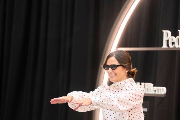 September 17, 2025, Madrid, Madrid, Spain: Elena Sanchez attends La Gran Metropoli Pedro del Hierro s new collection at Palacio de Cibeles on September 17, 2025 in Madrid, Spain Madrid Spain - ZUMAg15_ 20250917_zaf_g15_008 Copyright: xJackxAbuinx