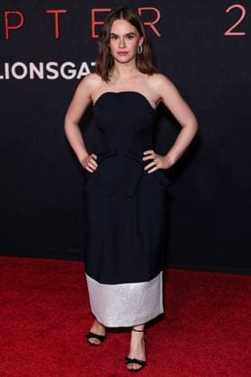World Premiere Of Lionsgate s The Strangers - Chapter 2 American actress Ema Horvath arrives at the World Premiere Of Lionsgate s The Strangers - Chapter 2 held at AMC Century City 15 at Westfield Century City in Century City, Los Angeles, California, United States. AMC Century City 15 at Westfield Century City, Century City, Los Angeles, California, USA California United States  Copyright: xImagexPressxAgencyx originalFilename: collin-worldpre250917_npR94.jpg