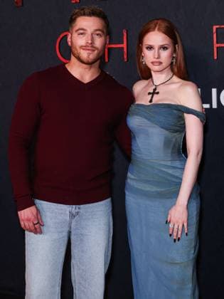 World Premiere Of Lionsgate s The Strangers - Chapter 2 Froy Gutierrez and Madelaine Petsch arrive at the World Premiere Of Lionsgate s The Strangers - Chapter 2 held at AMC Century City 15 at Westfield Century City in Century City, Los Angeles, California, United States. AMC Century City 15 at Westfield Century City, Century City, Los Angeles, California, USA California United States  Copyright: xImagexPressxAgencyx originalFilename: collin-worldpre250917_npLiw.jpg